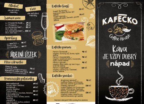 Grafický návrh MENU pro